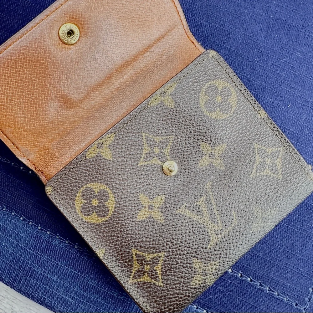 AUTHENTIC Louis Vuitton Vintage Porte-Valeurs Cartes Crédit.Elise wallet.